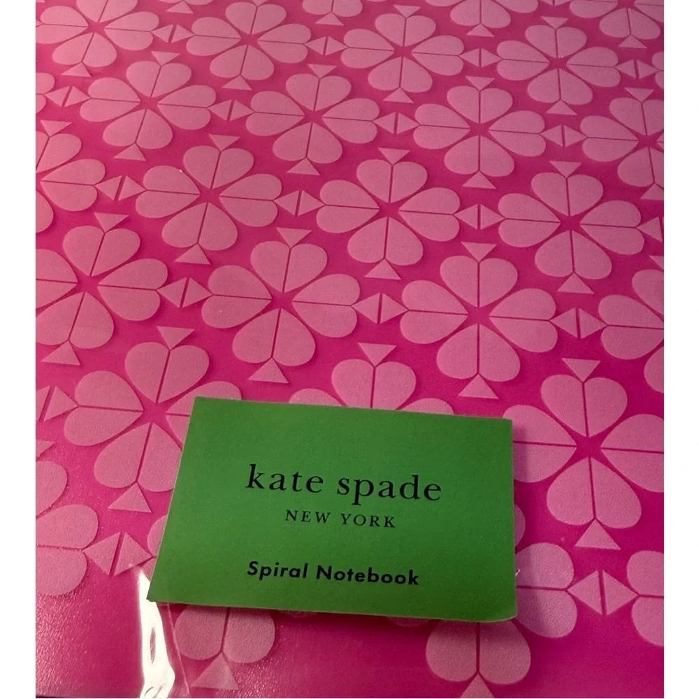 Kate Spade New York Neon Spade Pink Top Spiral Notebook – New